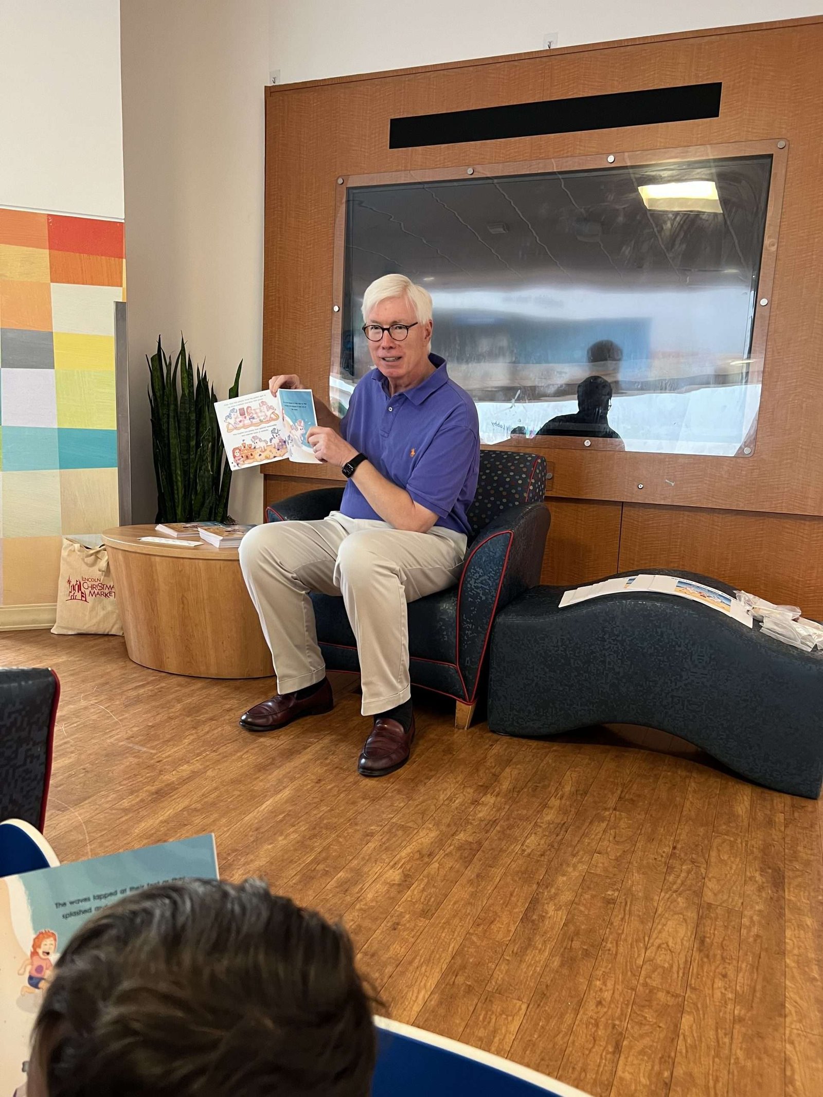 Storytime visit at St. Joseph's Children's Hospital