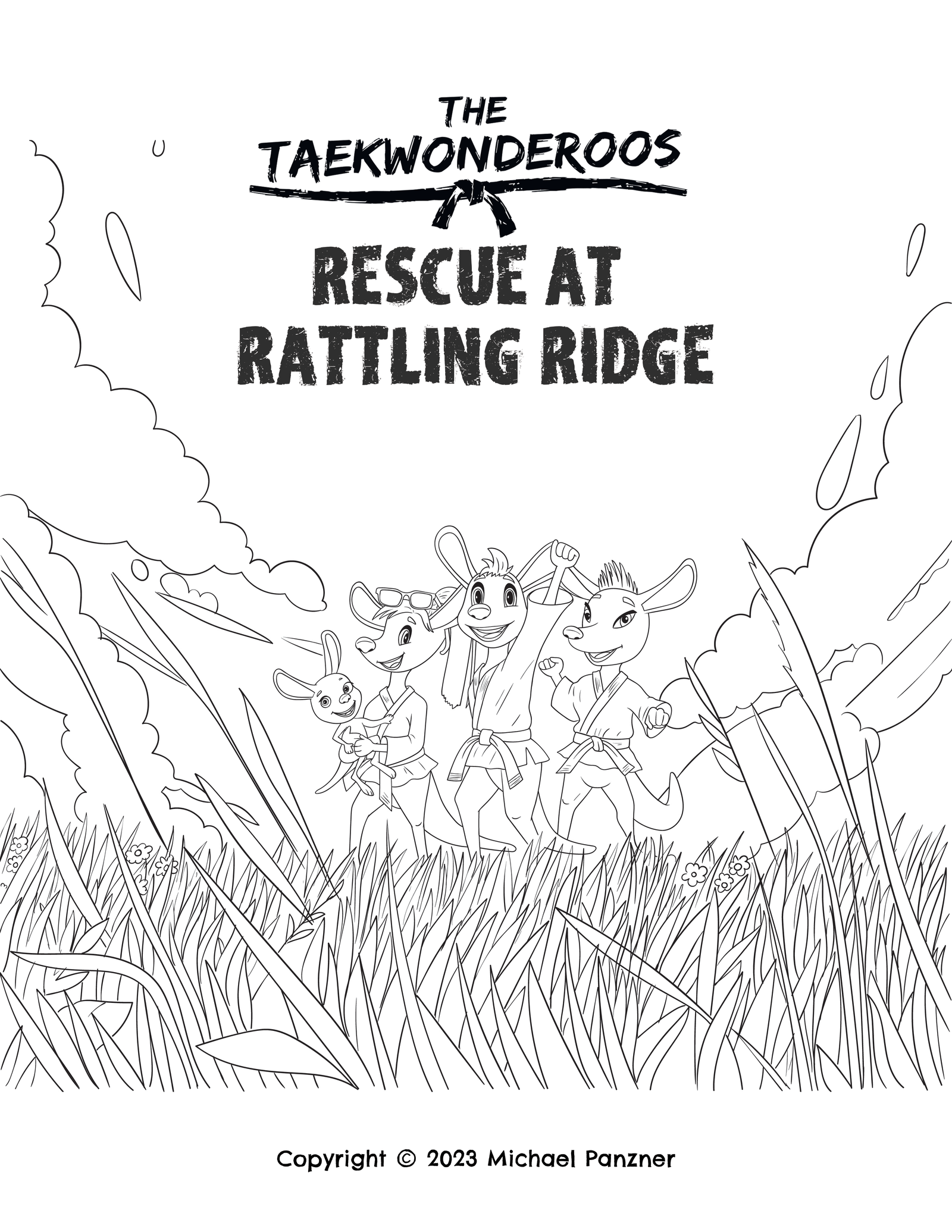 The Taekwonderoos: Rescue at Rattling Ridge Special Coloring Pages