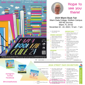 Ready for the big event—the Miami Book Fair!