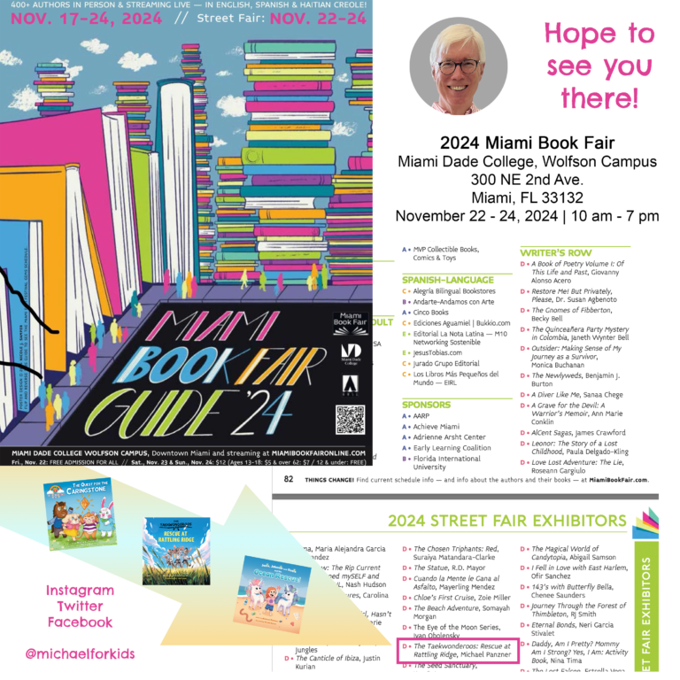 Michael Panzner — Ready for the 2024 Miami Book Fair!